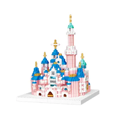 Rüya Prenses Kalesi Yapı Blokları Seti, Eğitici Puzzle Modeli, Kız Çocuk Hediyesi - 7