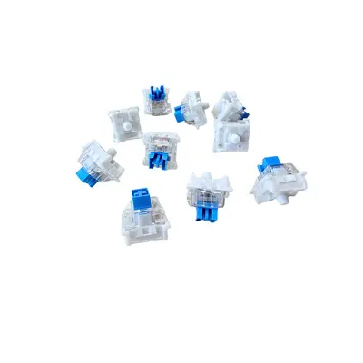 Blue Keyboard Switch Axis, Pinless, Dust-Proof, Crisp Clicky Sound, Mechanical Fidget Toy