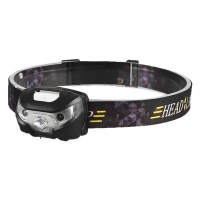 Rechargeable LED Headlamp with Motion Sensor, Long Battery Life