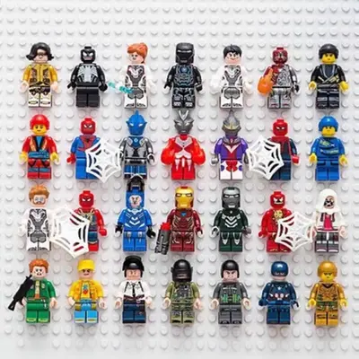 LEGO-kompatible Minifiguren-Bausteine, Science-Fiction und Militär - 5