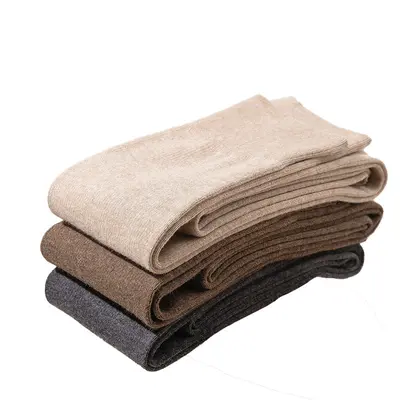 Women's Japanese-Style Long Calf Socks, Sweat-Absorbing, Antibacterial Cotton