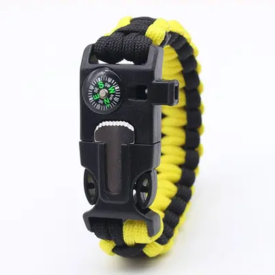 Paracord Bilezik Hayatta Kalma Bilekliği Çok Fonksiyonlu Beşi Bir Arada Çok Fonksiyonlu Dış Mekan Paracord Kamp Macerası Yedi Çekirdekli Bilezik - 13