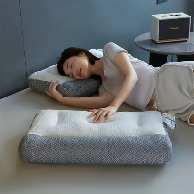 Japanisches Nackenkissen mit Nackenstütze und Schlafhilfe