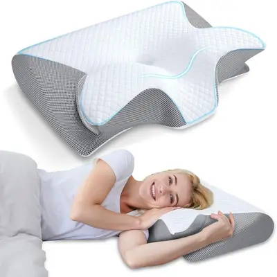 Butterfly Slow Rebound Memory Foam Neck Pillow