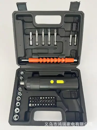 Rechargeable electric screwdriver set, lithium, multifunctional - 10
