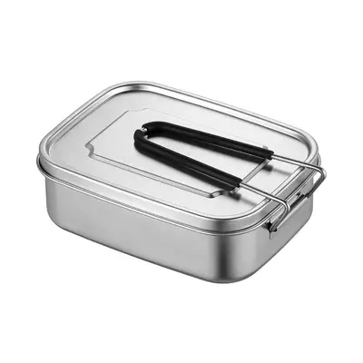316 Stainless Steel Lunch Box, Leak-Proof, With Divider, Microwave Safe