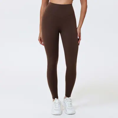 Damen Laufhose, nahtlos, hohe Taille, Po-Lifting - 10