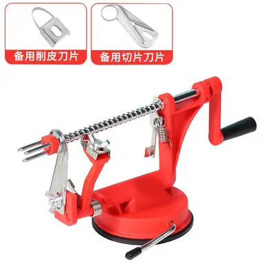 3-in-1 Automatic Fruit Peeler, Corer and Slicer - Multifunctional Fruit Peeler Machine, Manual Hand-Crank Apple Peeler for Home Use - 7