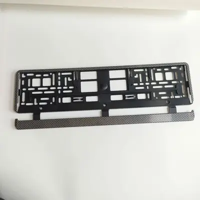 European Standard ABS Plastic License Plate Frame, Multiple Colours - 7