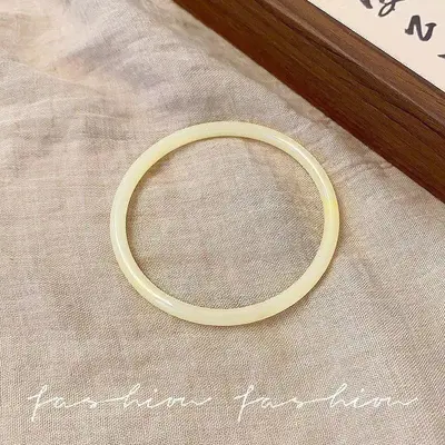 Chinesischer Glaspanzer für Frauen, cool und elegant, luxuriöses Gefühl, Klingel-Armband, feiner runder Stab, verschönert die Haut, Handaccessoire, Qixi-Festivalgeschenk. - 11