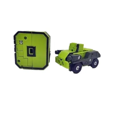 Children's Digital Transforming STEM Building Set Car Toy, Robot for Boys