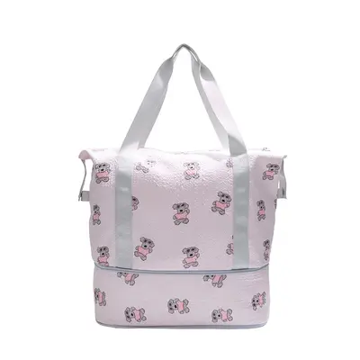 Large capacity travel bag, expandable, wet and dry separation - 7