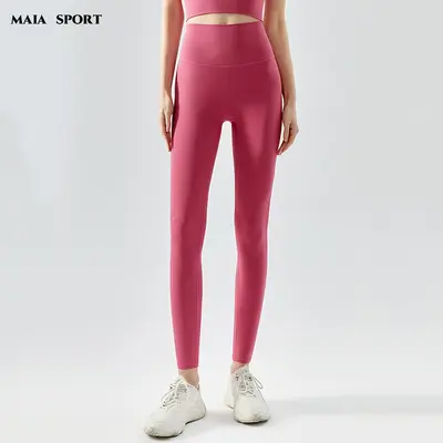 MAIA SPORT高腰瑜伽裤女夏季跑步运动紧身外穿普拉提健身服云感裤 - 11