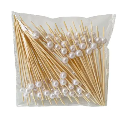Disposable Creative Fruit Picks for Cocktails and Burgers
