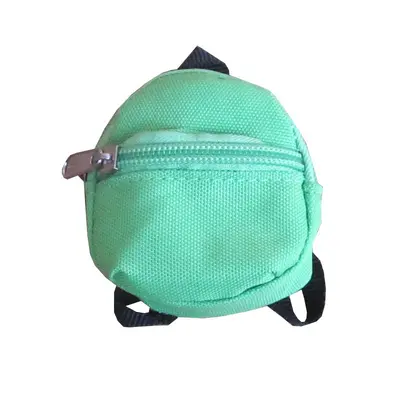 Mini Çift Omuz Bozuk Para Sırt Çantası Bez Bebek Kıyafet Değiştirme Sırt Çantası Polyester Oxford Kumaş Bozuk Para Kitap Çantası Asılı Aksesuar Cüzdan - 7
