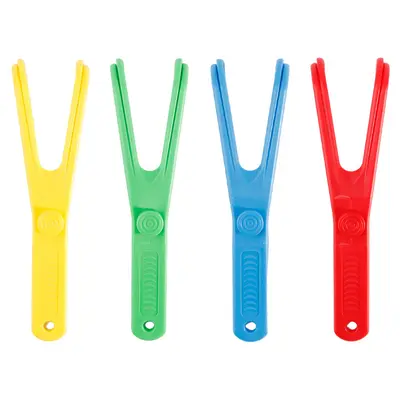 Y-Shaped Dental Floss Holder with Replacement Floss Picks