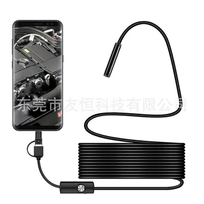 HD 3-in-1 endoscope, Android compatible, waterproof