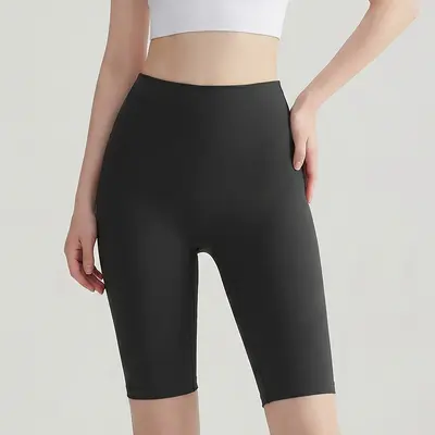 Lulu sıkı yoga şortu, kadın, çıplak his, karın toplayıcı, yüksek bel, kalça kaldırıcı - 7