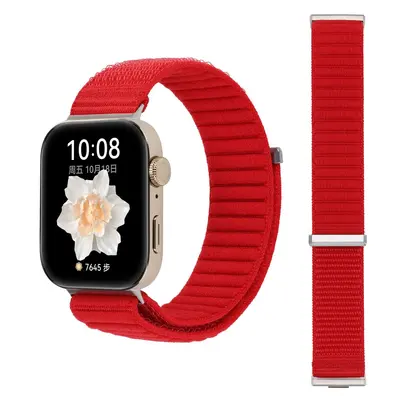 Wave Pattern Nylon Velcro Strap for Huawei Fit 5 - 8