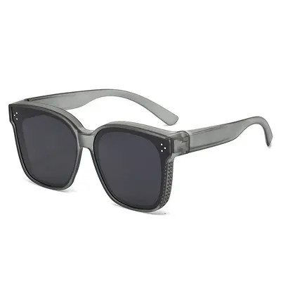 Clip-On Polarized Sunglasses, Fits Over Prescription Glasses, 2-in-1 - 8