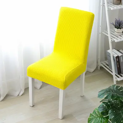 Polar polar high elastic chair covers, corn velvet half chair covers, thickened hotel dining table and chair covers cross-border supply - 9