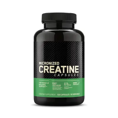 Mikronisierte Kreatin-Kapseln für Sport und Fitness