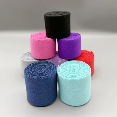 Erkek İç Çamaşırı Bel Lastiği Çift Yüzlü Kadife Elastik Bant 1.5-4 cm