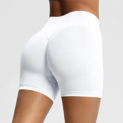 Seamless High-Waist Women's Fitness Shorts, Butt-Lifting, Quick-Dry Yoga Shorts - 9
