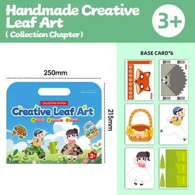 Quiet book with animal recognition and reusable stickers - 7
