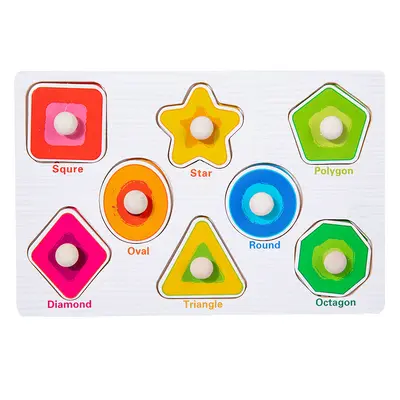 Montessori Erken Eğitim Yapı Taşı Eşleştirme Paneli, 1-2 Yaş Bebek Oyuncağı - 10