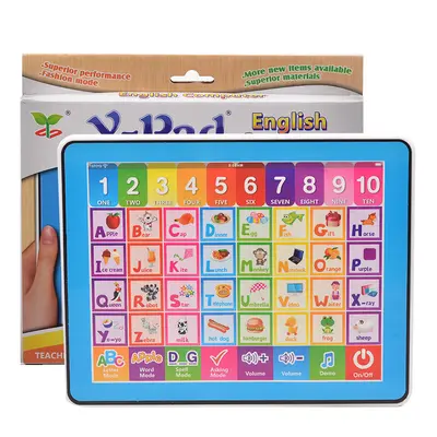 Cross-border New Arrival English ABC Tablet Learning Machine, Foreign Language Touch Voice Reading Early Education Machine, Children's Smart Toy