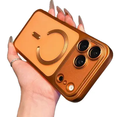Magnet-Handyhülle matt für iPhone 17 Pro Max, weiche Schale