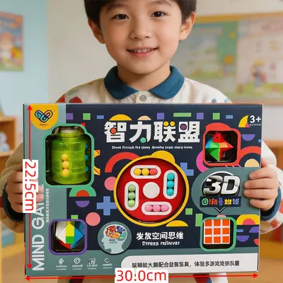 3x3 Magnetic Speed Cube Educational Puzzle Toy - 7