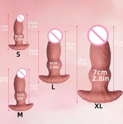 Bağcıklı T Tipi Silikon Çift Anal Genişletici, Kullanıma Hazır