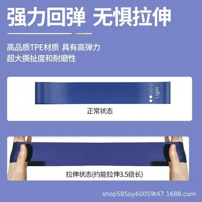 TPE Resistance Band, Multifunctional Yoga and Glute Training Loop - 5