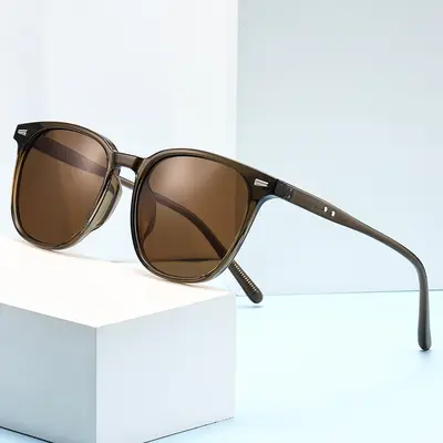 Retro Square Sunglasses for Small Faces, Anti-UV, Unisex - 8