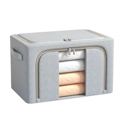 Dustproof Oxford fabric clothing storage box large capacity foldable