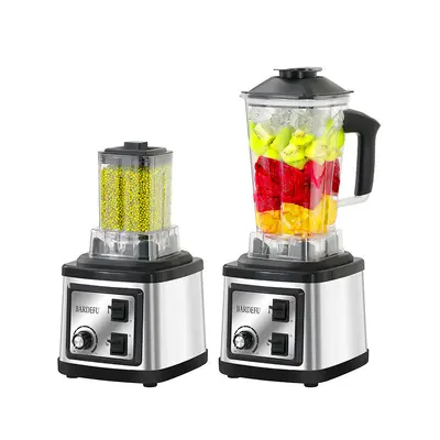 2.5L 8in1 Mixer aus Edelstahl mit großem Fassungsvermögen für Nordamerika und Europa, vielseitige Küchenmaschine, Fleischwolf, Entsafter