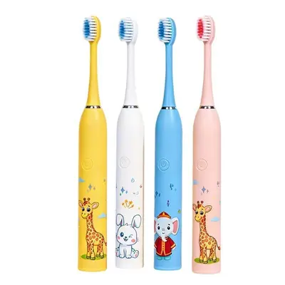 Children's Electric Toothbrush, Soft Bristles, Waterproof, Rechargeable - 6