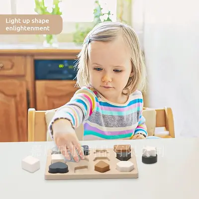 Gıda Sınıfı Silikon Çocuk Eğitici Yapboz Isırgaç Montessori Oyuncak
