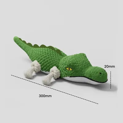 Chew-Resistant Squeaky Plush Dog Toy for Small Breeds - 6