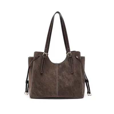 Women's Large Capacity Retro Tote Bag Vegetable Basket Style