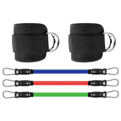 Ankle Resistance Band, Leg Toning Elastic Yoga Band - 6