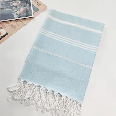 Turkish beach towel striped tassel towel quick-drying absorbent large size various styles wholesale custom logo - 7