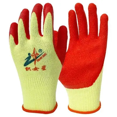 Vega Work Gloves, Dip Rubber Coated, Non-Slip, Cut-Resistant