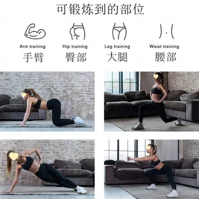 Gleitscheibenproduktion, Pilates Gleitscheibe Yoga Fuß Fitness Gleitscheibe Heimtraining Core-Training Gleitscheibenmatte wird jetzt direkt bezogen.