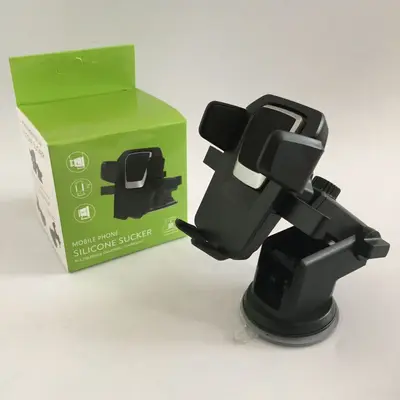 Teleskop-Autohandyhalterung für Armaturenbrett, mit Klebepad und Saugnapf