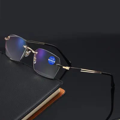 Frameless Ultra-Light Blue Light Blocking Reading Glasses
