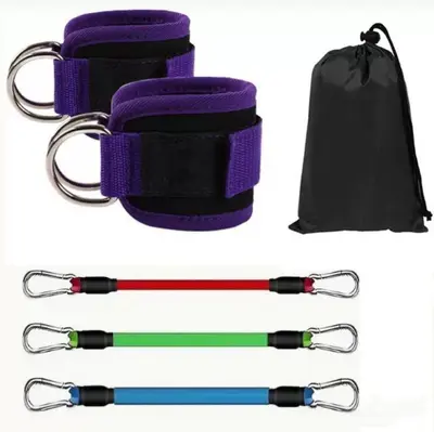 Ankle Resistance Band, Leg Lift and Glute Training Strap - 10