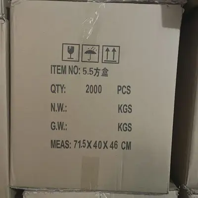 拼豆收纳盒正方形零件包装盒耳塞pp塑料五金配件饰品小盒子元件盒 - 12
